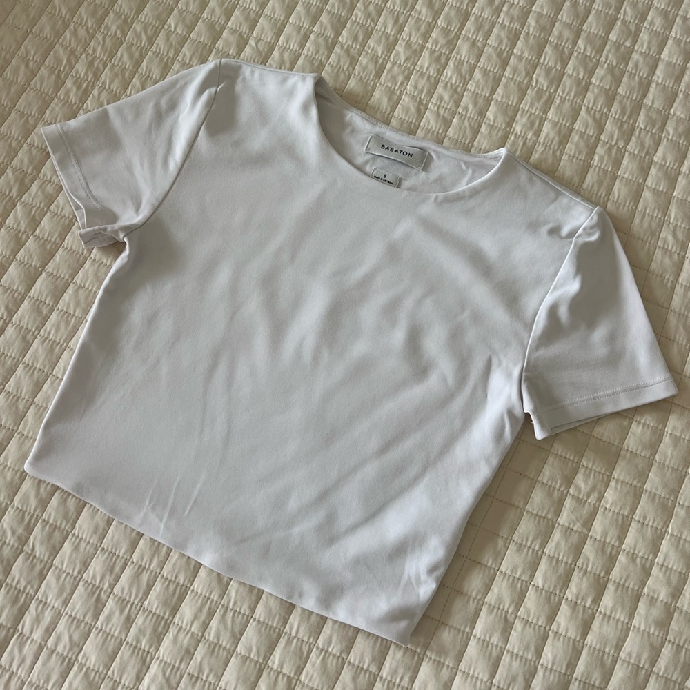 Aritzia Babaton perfect white tee